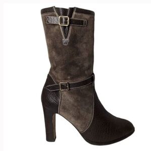 MICHAEL KORS Brown Suede Slouchy Boot Size 8.5